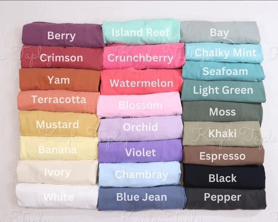 Comfort Color-Colors