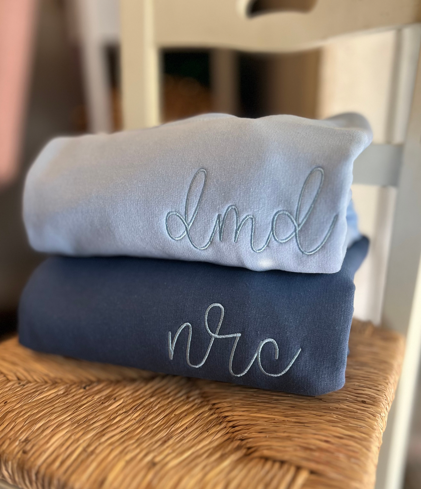 Cursive Monogram Tees & Crews