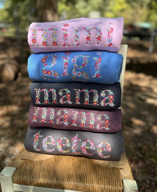 Custom Floral Names