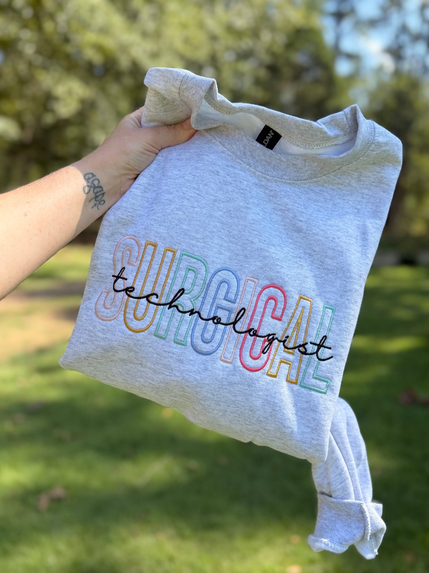 Custom Pastel Occupations Sweatshirt