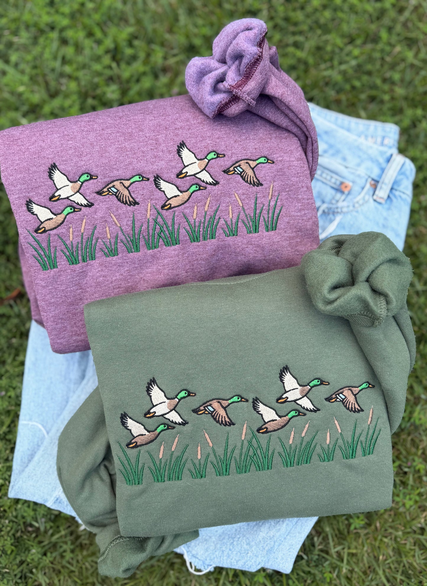 Flying Mallard Duck Sweatshirts