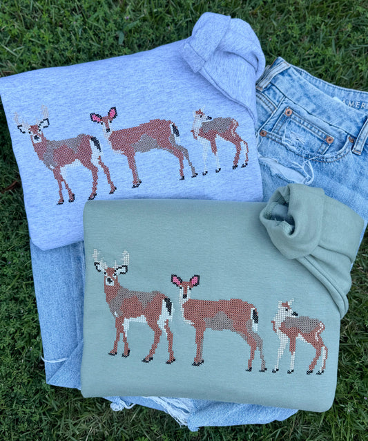 Cross Stitch Deer
