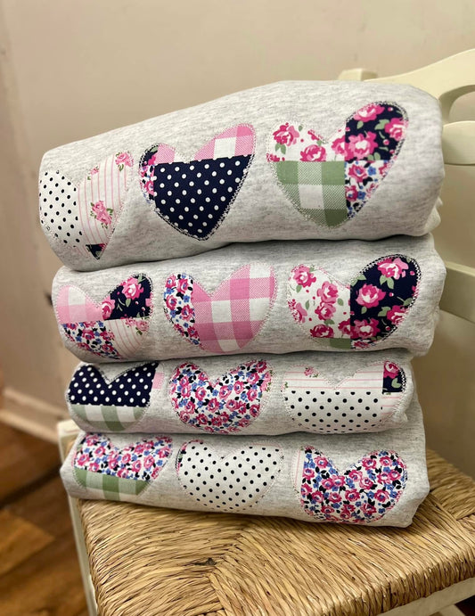 Heart Trio Patchwork