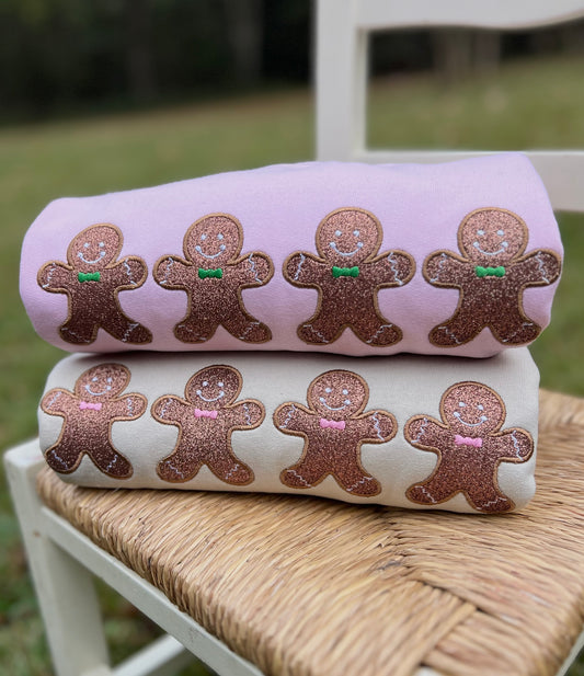 Glitter Gingerbread Men