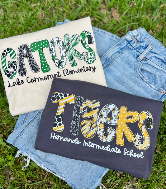 Preppy School Tees (CUSTOMS)