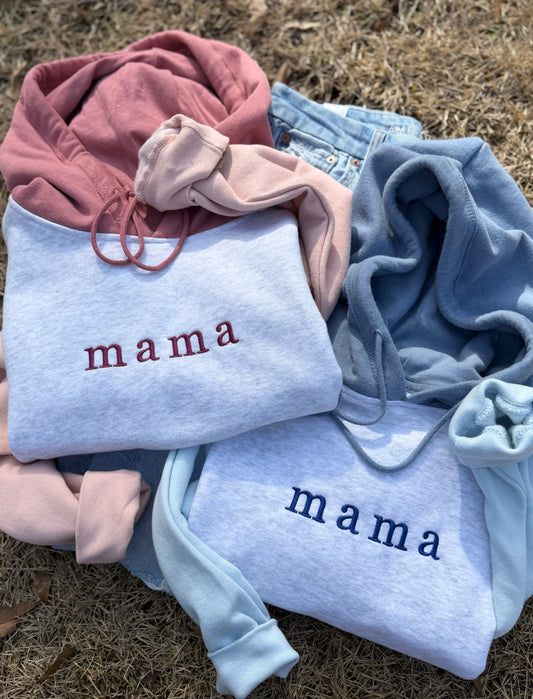 Color Block Hoodies (custom)