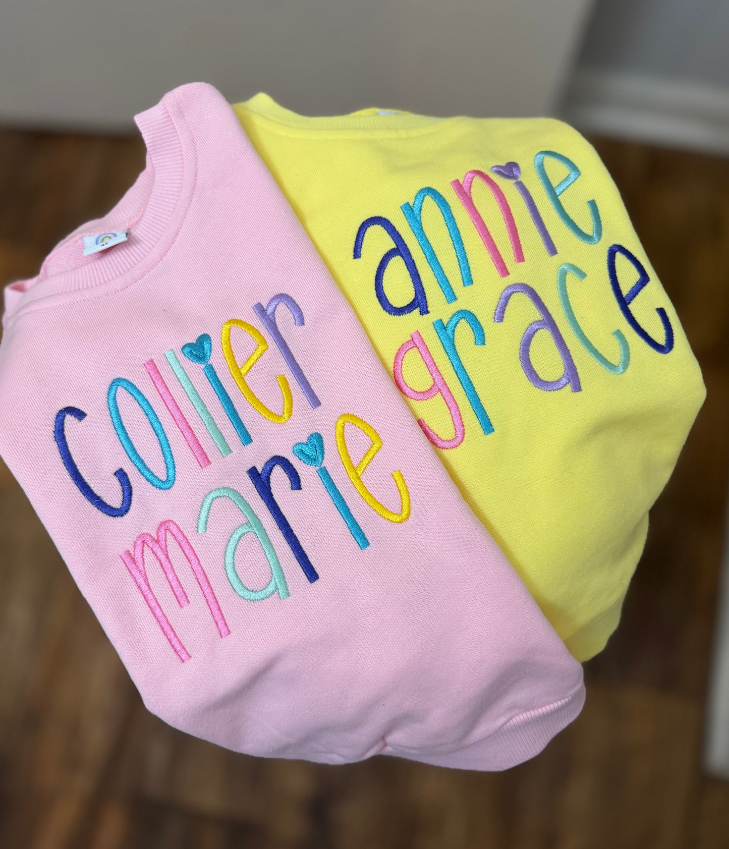 Girlie Name Tees and Crews