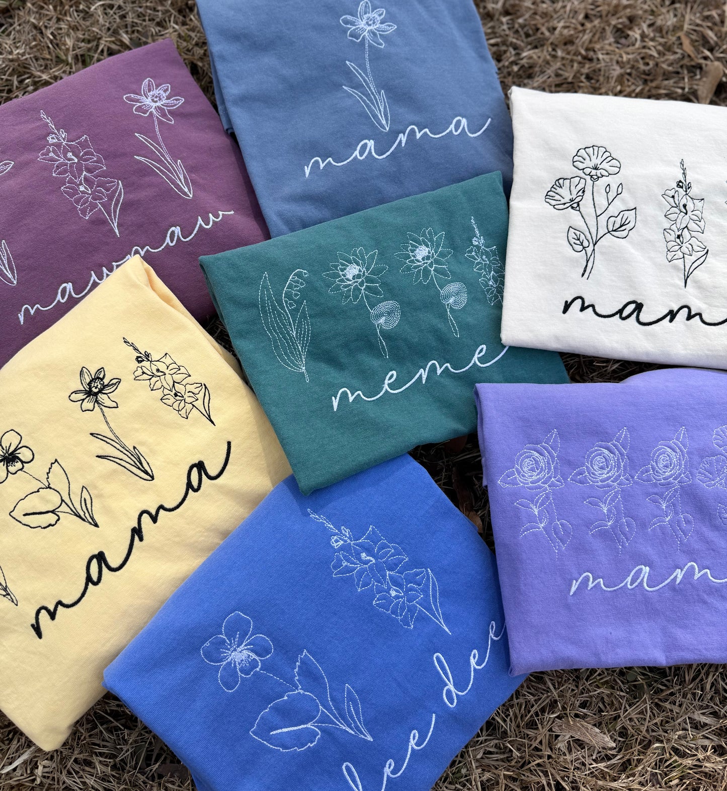 Birthflower Tees & Crews