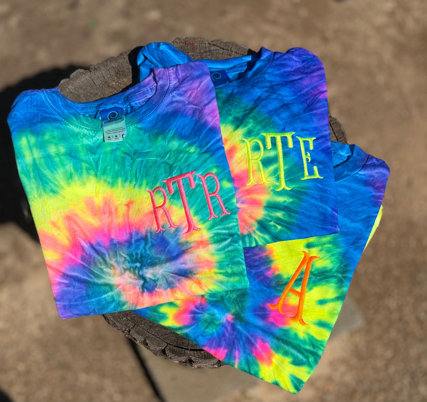 Monogram Tie-dye Tees