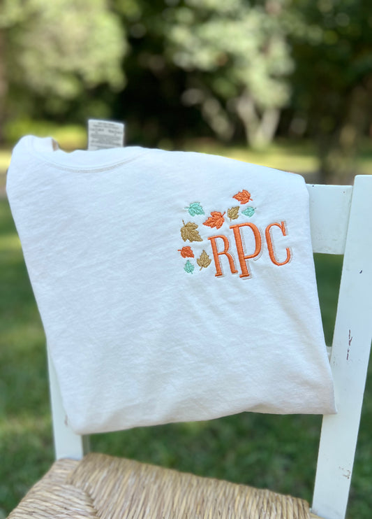 Fall Leaves Monogram