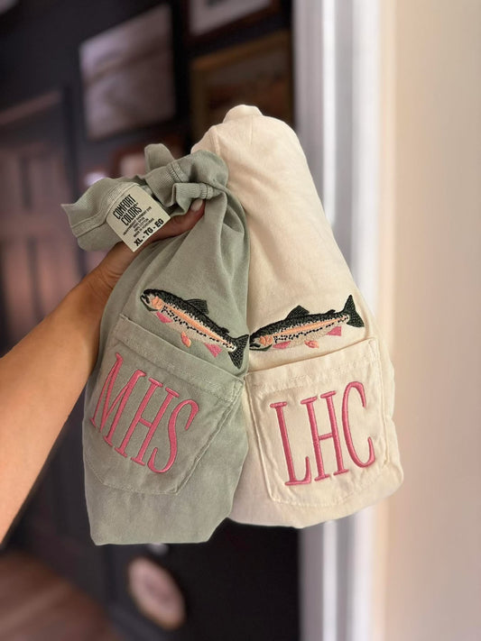 Pocket Monogram w/ Trout