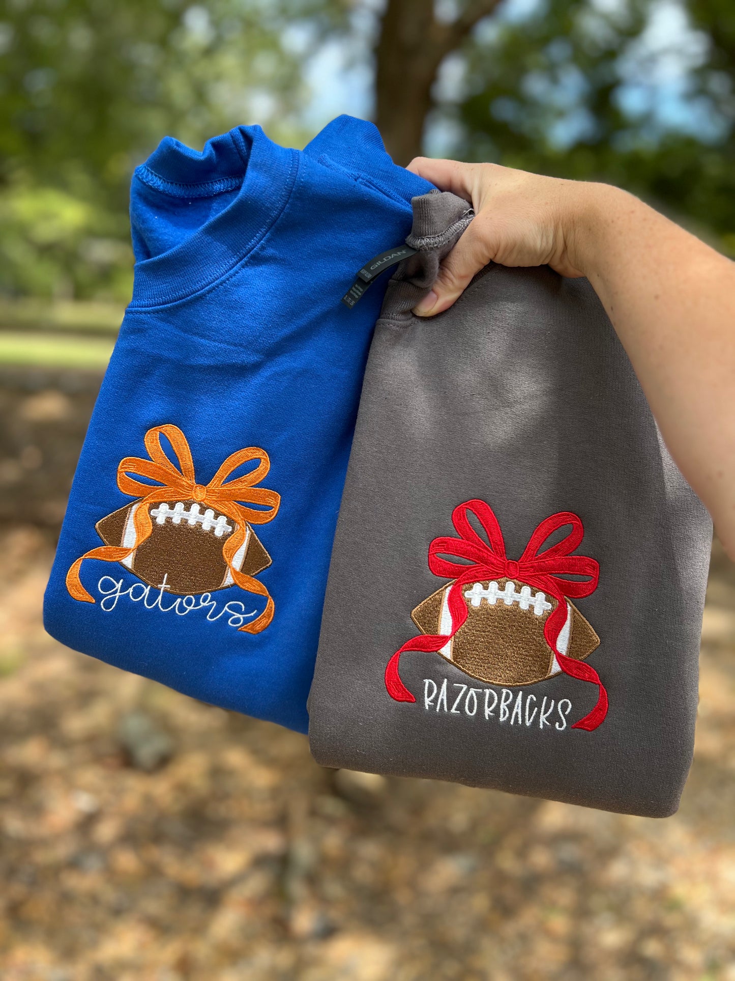 Custom Football Bow Crews