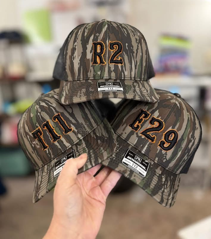 Camo 3D Puff Station Hats