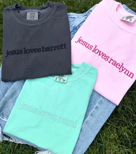 Jesus loves ___