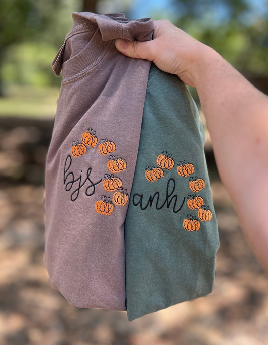Mini Pumpkin Monogram
