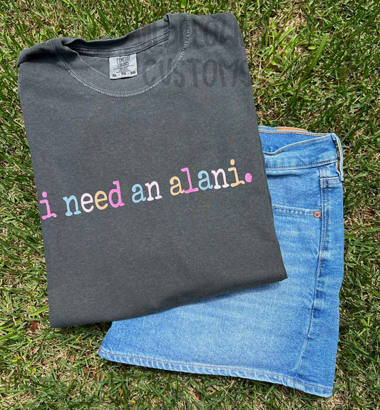 I need an Alani
